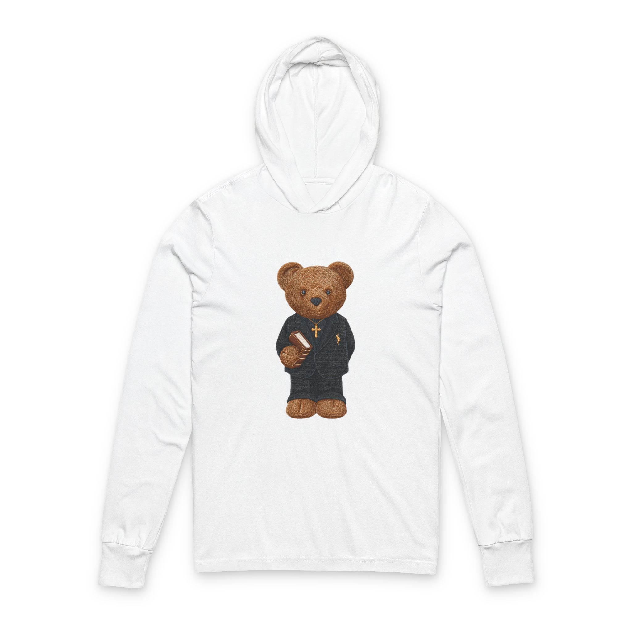 Hoodie “Jésus T’aime – Teddy Édition Royale”