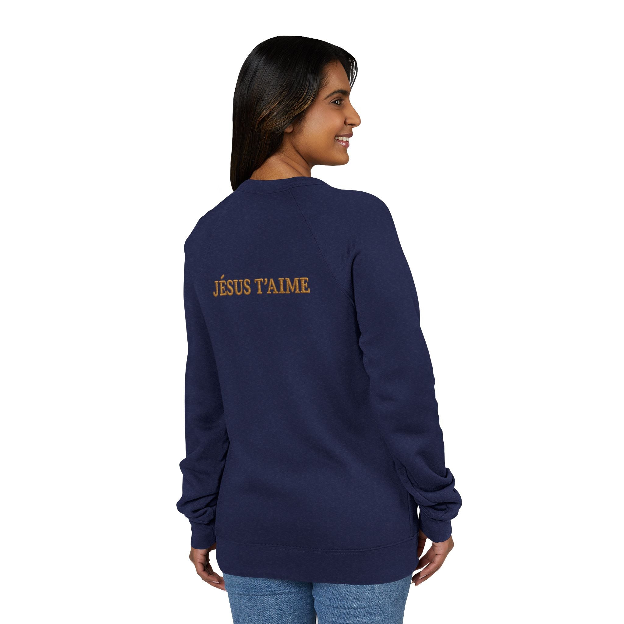 Sweat-Shirt Brodé “Jésus t’aime – Teddy Classique