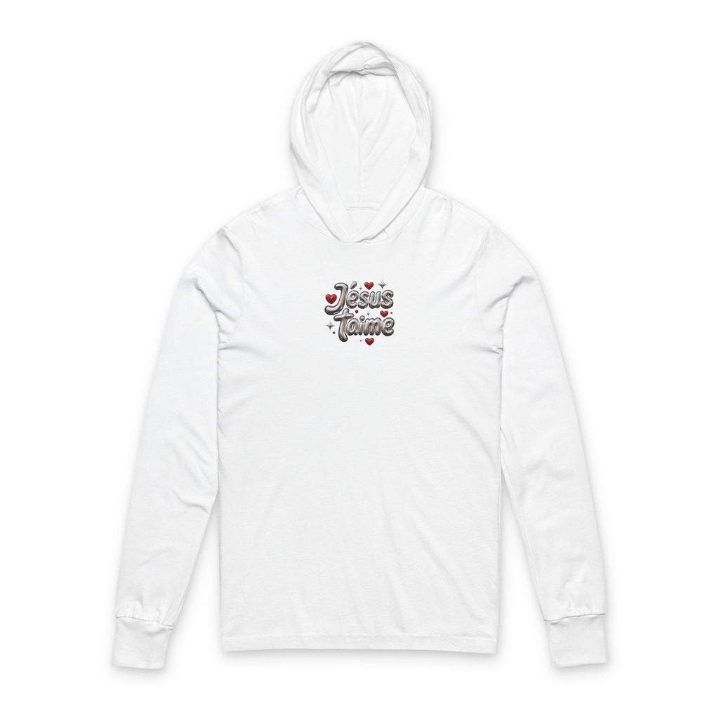 Hoodie "Jésus t’aime" – Papillon Chromé & Croix