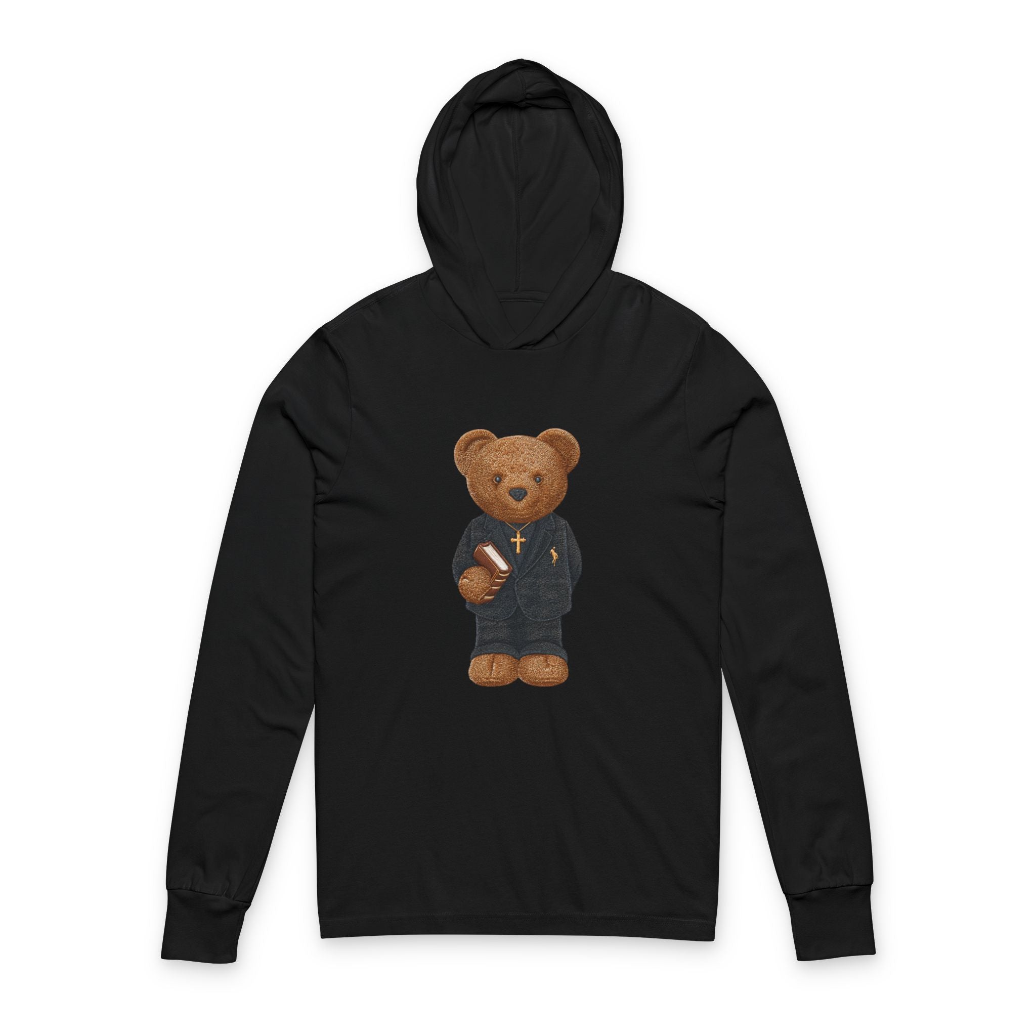 Hoodie “Jésus T’aime – Teddy Édition Royale”