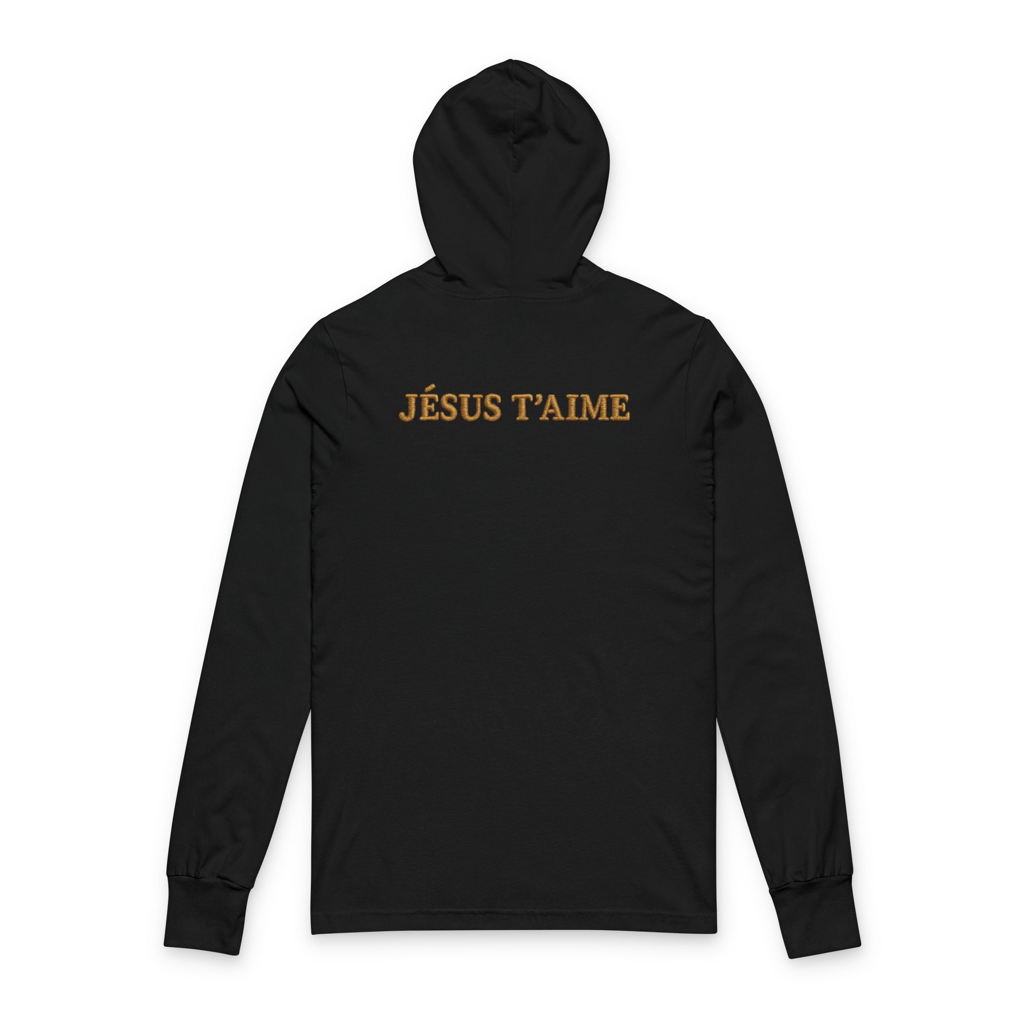 Hoodie “Jésus T’aime – Teddy Édition Royale”