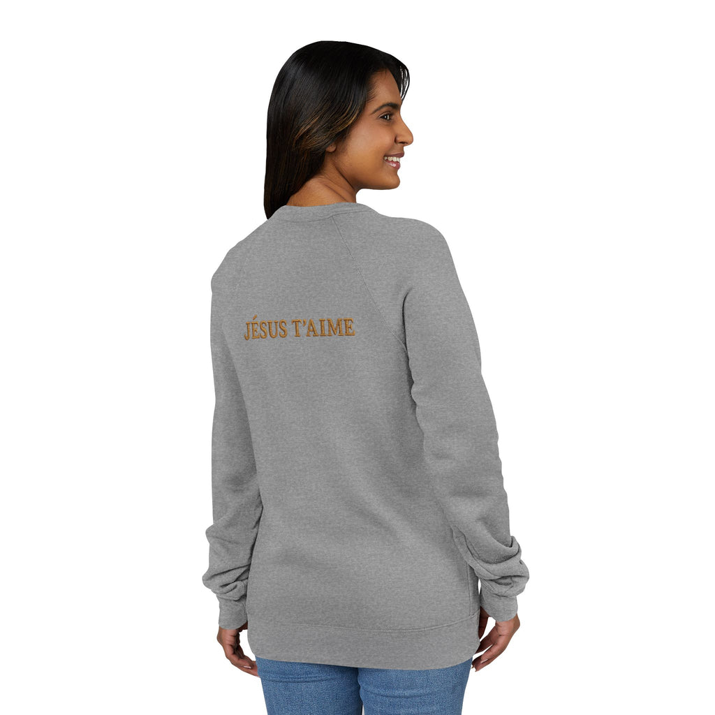 Sweat-Shirt Brodé “Jésus t’aime – Teddy Classique