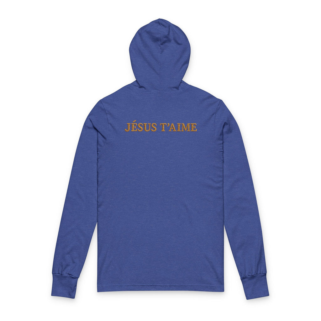 Hoodie “Jésus T’aime – Teddy Édition Royale”