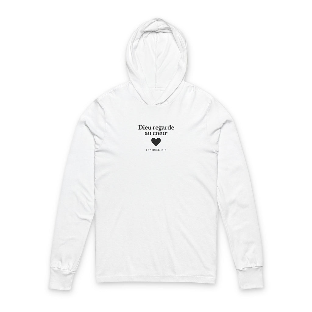 Hoodie “Dieu regarde au cœur” – 1 Samuel 16:7
