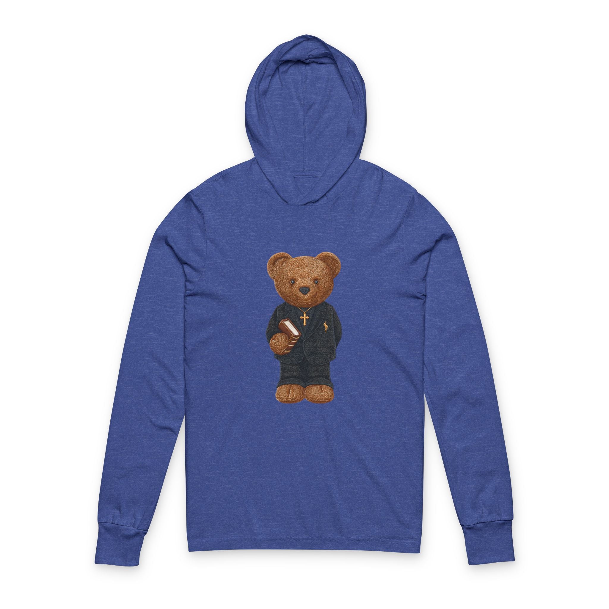 Hoodie “Jésus T’aime – Teddy Édition Royale”