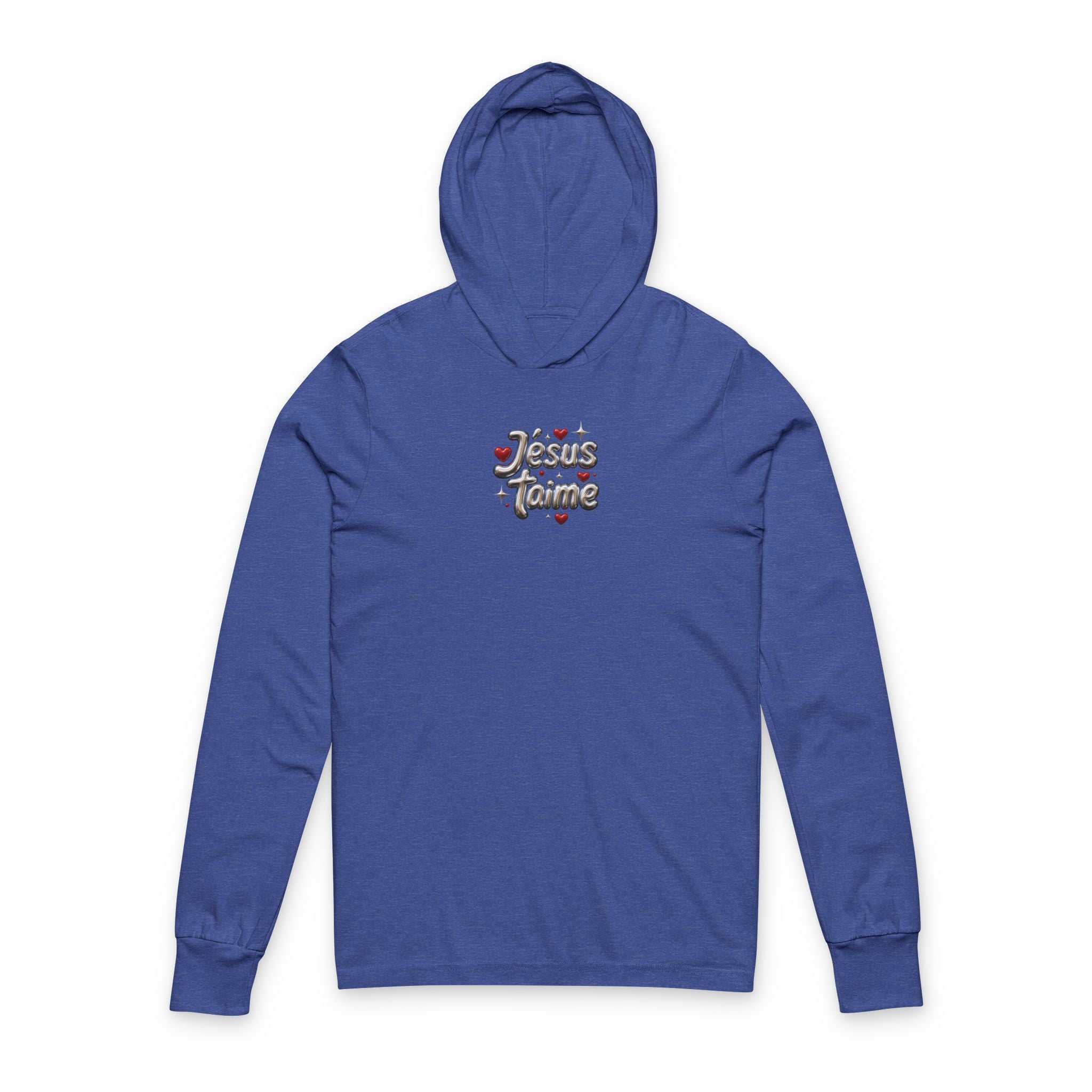 Hoodie "Jésus t’aime" – Papillon Chromé & Croix