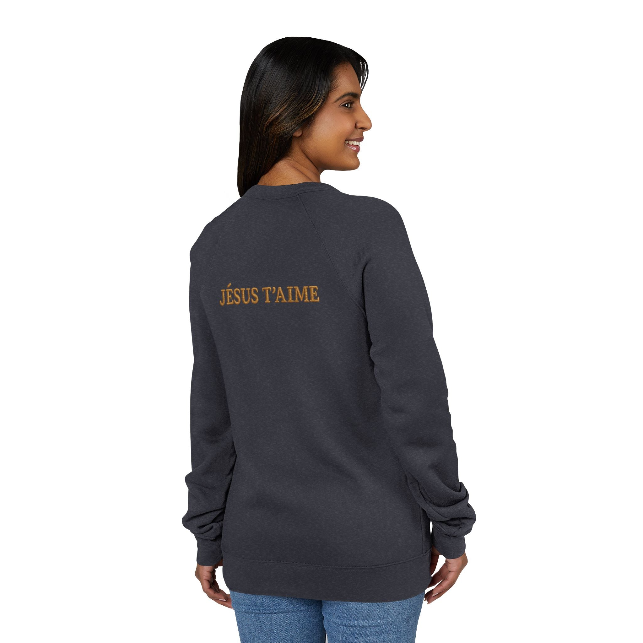 Sweat-Shirt Brodé “Jésus t’aime – Teddy Classique