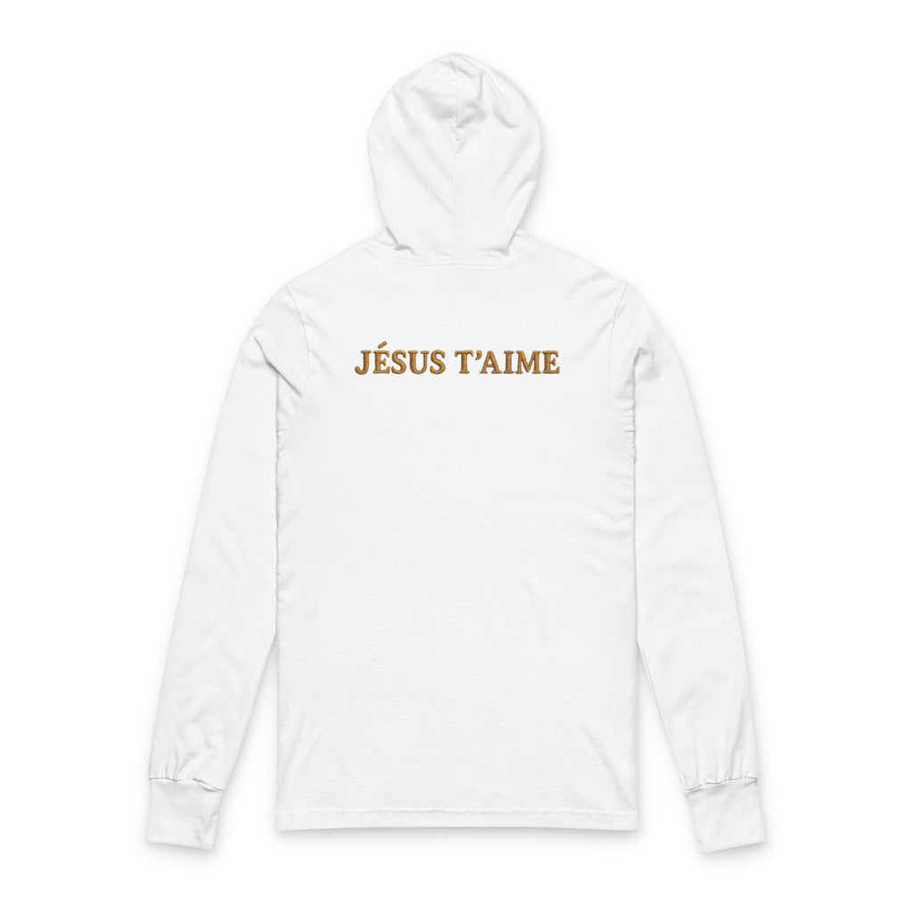Hoodie “Jésus T’aime – Teddy Édition Royale”