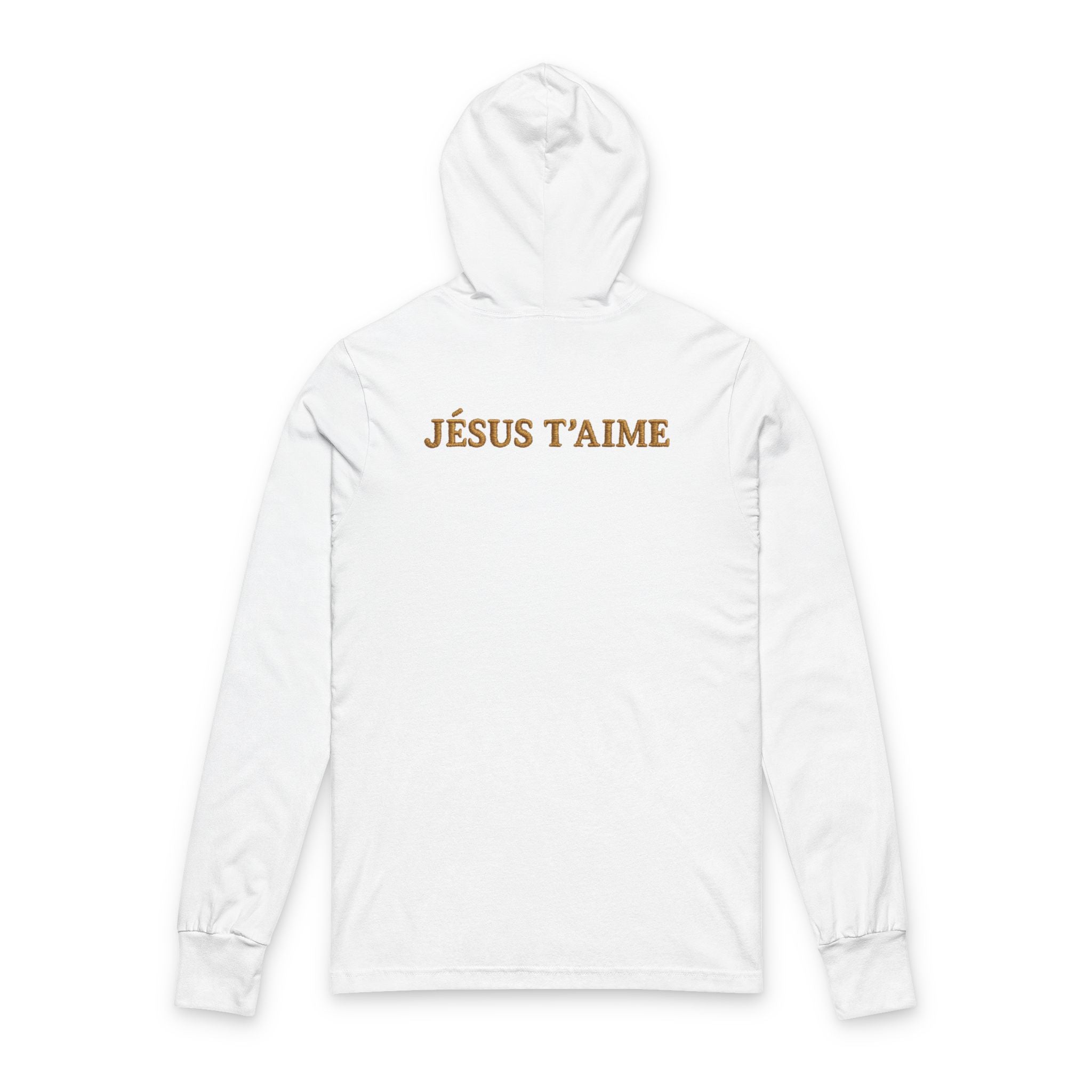 Hoodie “Jésus T’aime – Teddy Édition Royale”